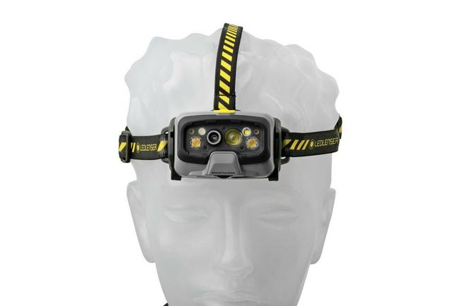 Image for Ledlenser HF8R Work rechargeable head torch with bluetooth, grey, 1600 lumens