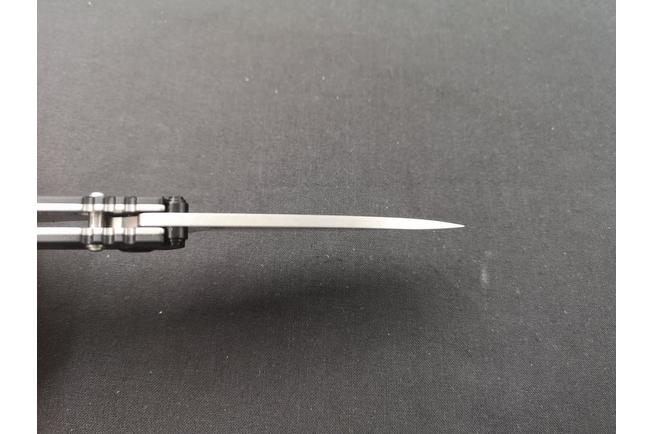 Afbeelding voor Tenable Knives Raven T2109V4 Stonewashed 14C28N, Black G10, zakmes, Black Bird Blades design
