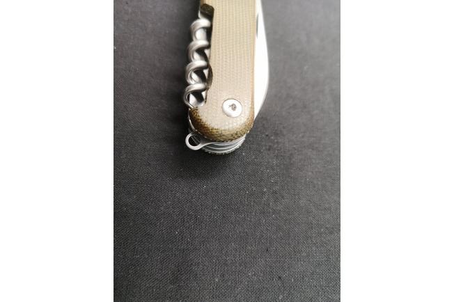 Image for MKM Campo 7 CP07MAG-GC MagnaCut Green Canvas Micarta, pocket knife