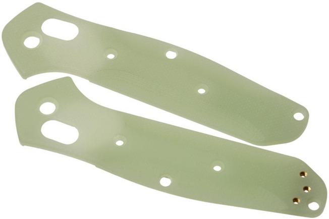 Bild für Flytanium Benchmade 945 Mini Osborne Scales, jade G10, Griffschalen