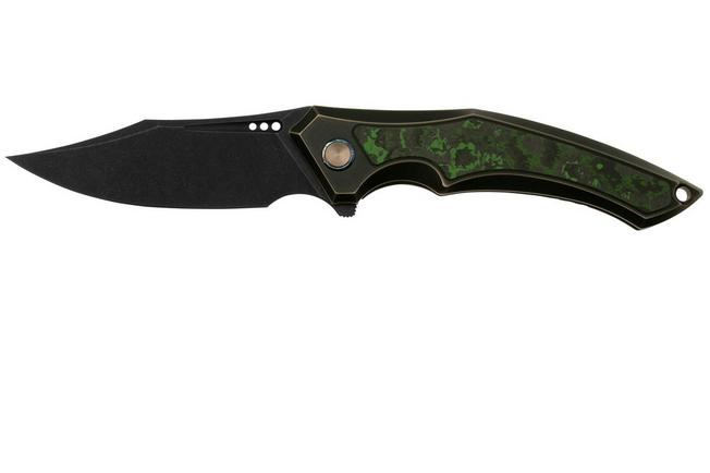 Bild für WE Knife Orpheus WE23009-1 CPM 20CV Bronze And Black Titanium, Fat Carbon Jungle Wear, Taschenmesser