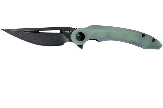 Bild für Bestech Irida BG25G Natural G10, Schwarzes Stonewashed Taschenmesser, Kombou Design