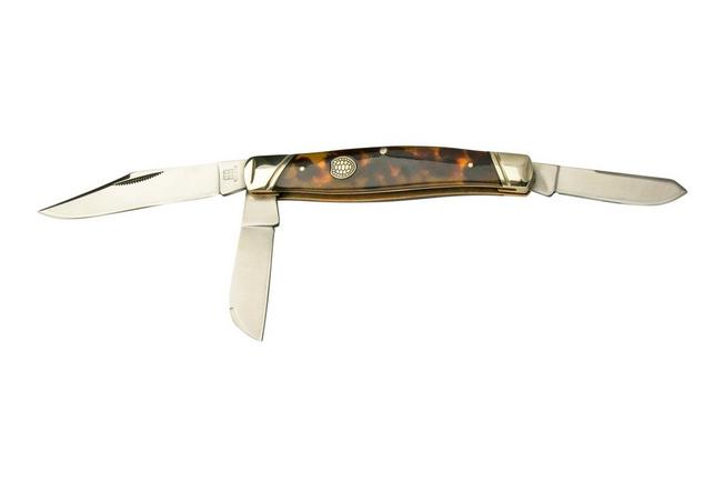 Bild für Rough Ryder Imitation Tortoise Stockman, RR2439 Taschenmesser