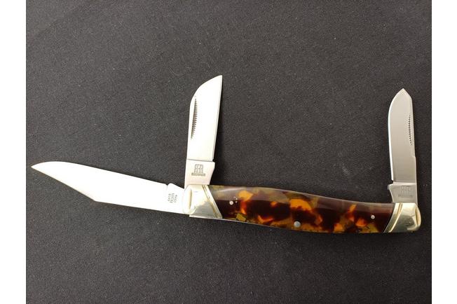 Bild für Rough Ryder Imitation Tortoise Stockman, RR2439 Taschenmesser