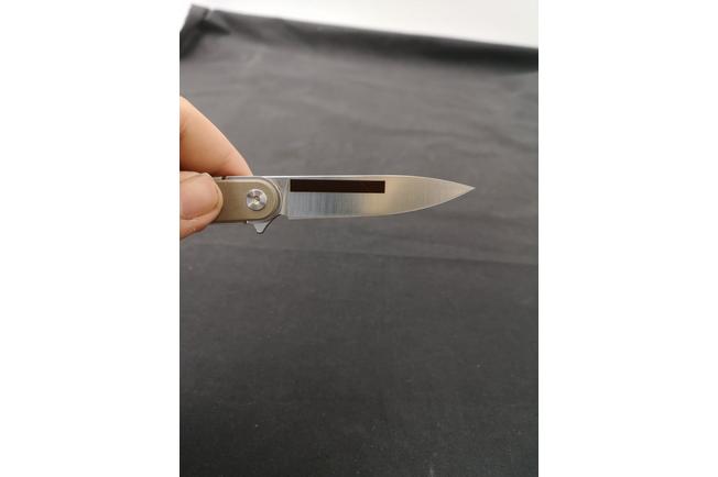 Bild für Real Steel Iris Flipper 8061AC Satin 12C27, Coyote G10, Taschenmesser