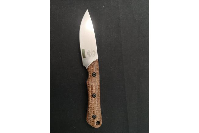 Bild für White River Knives Brave WRSS-BRV-BNA Stonewashed Magnacut, Natural Burlap Micarta, Jagdmesser, Smith and Sons Design