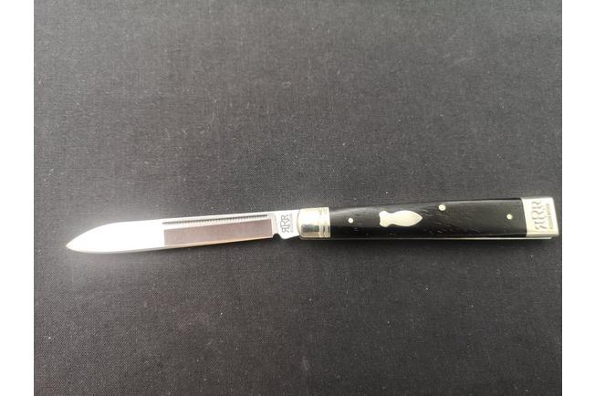Image for Rough Ryder Reserve Fat Bottom Doctors Knife RRR050, D2, Black Bone, slipjoint pocket knife