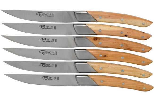Afbeelding voor Claude Dozorme Le Thiers Art Deco steakmesset 6-delig, Juniper