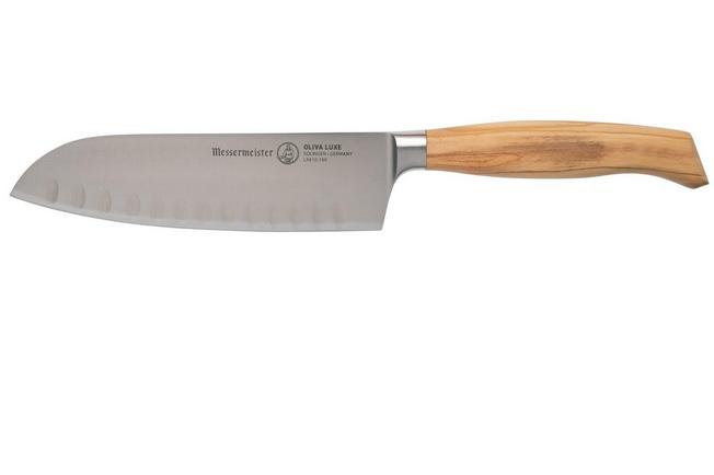 Imagen para Messermeister Oliva Luxe LX610-16K santoku con hoyuelos, 16 cm