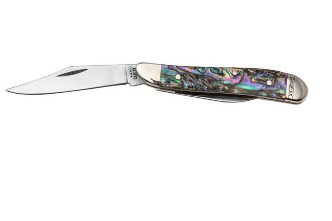 Image for Case Peanut 12025 Smooth Abalone, 8220 Stainless Steel, Velvet Box, slipjoint pocket knife
