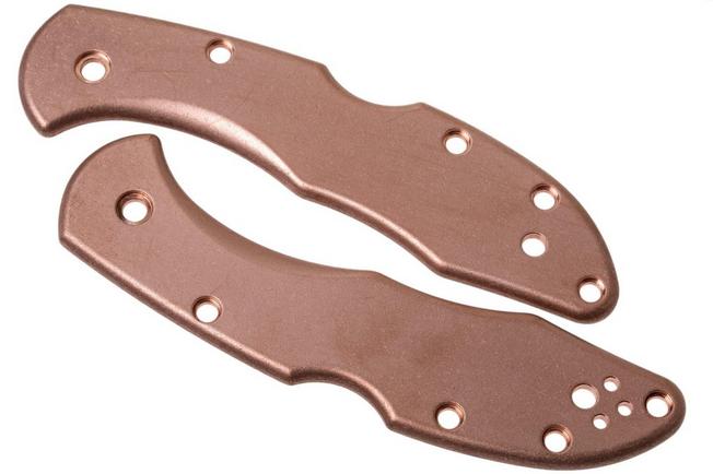 Image for Flytanium Spyderco Delica Scales, copper