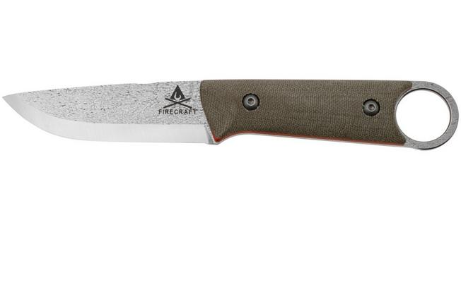 Imagen para White River Firecraft Puukko FC-PKO Green Orange Micarta, cuchillo de bushcraft