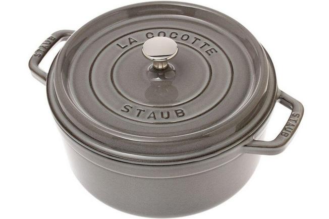 Bild für Staub Bräter/Cocotte 24 cm, 3,8 l grau