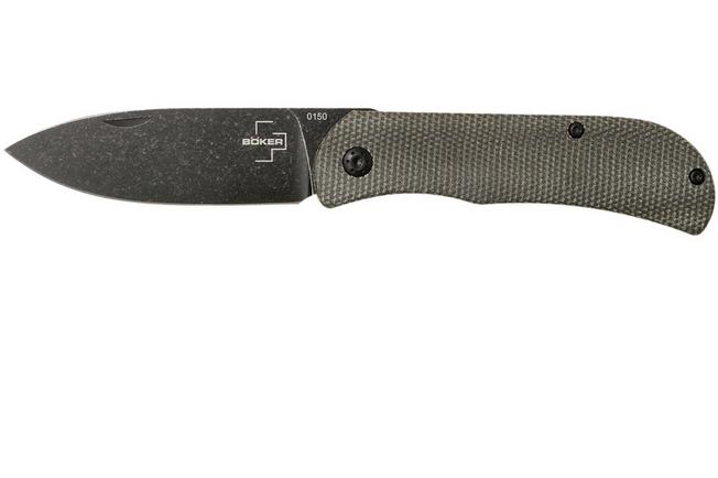 Immagine per Böker Plus Exskelibur II Framelock Micarta 01BO367 coltello da tasca, design di Mike Skellern