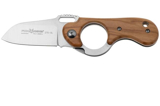 Bild für FOX Knives Elite FX-270-OL, Olive Wood Taschenmesser, Alain Descy Design