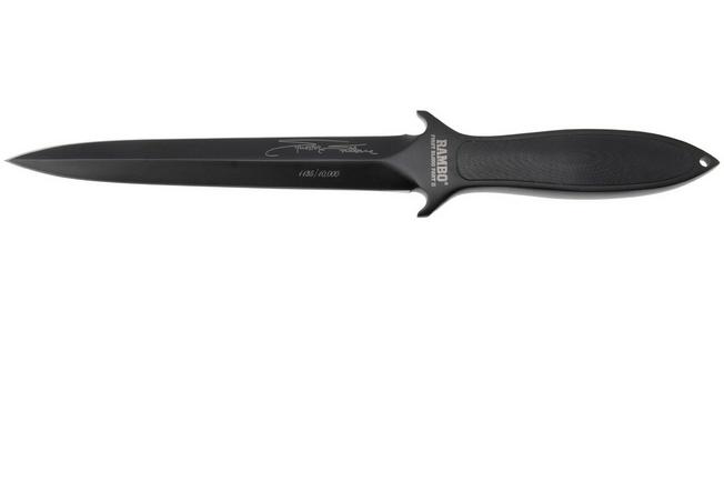 Image for Rambo First Blood Part II 9434 Boot Knife Sylvester Stallone Signature Edition, fixed knife