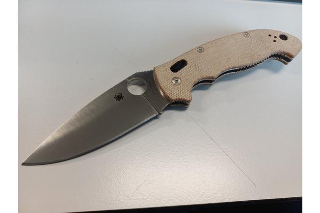 Bild für Spyderco Manix 2 XL CPM Cru-Wear C95MPCW2 Brown Canvas Micarta Taschenmesser