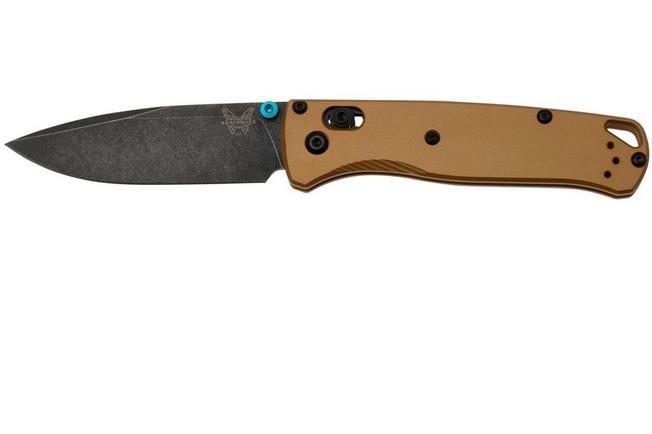 Afbeelding voor Benchmade Bugout 535BK-07 Blackwashed M390,  Burnt Brass Aluminium, zakmes