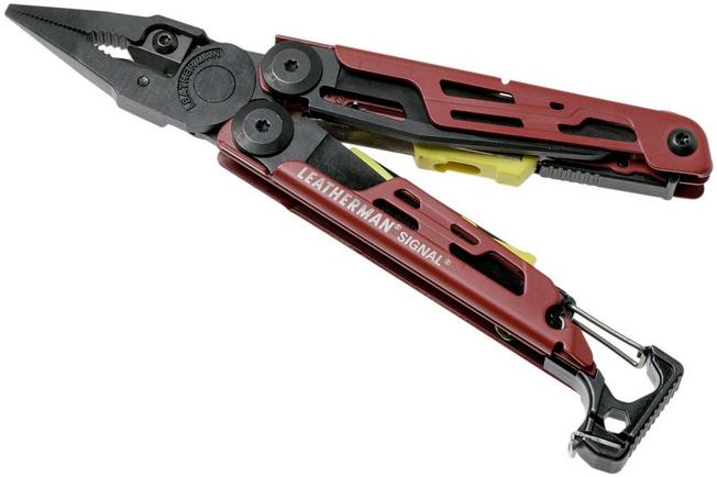 Bild für Leatherman Signal Crimson Red Survivalmultitool 832745, Nylonetui