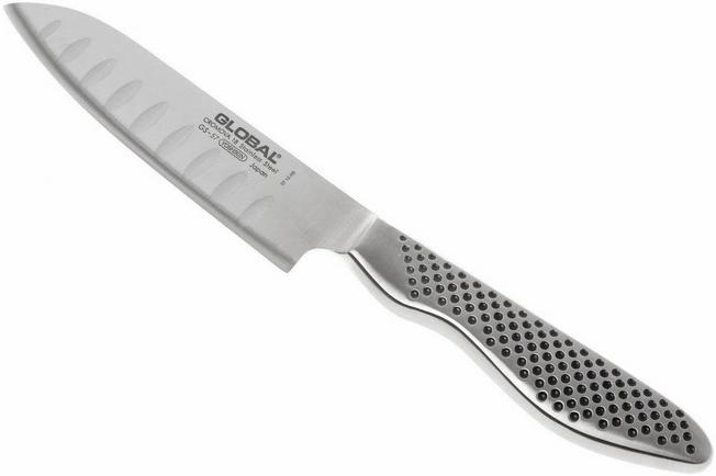Afbeelding voor Global GS57 santoku mes met kuiltjes 12 cm