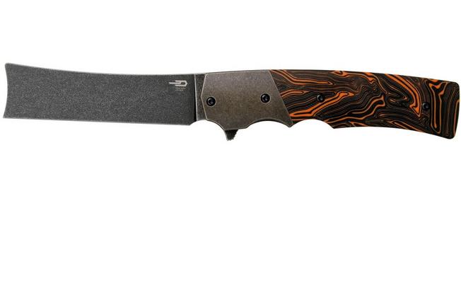Bild für Bestech Spanish Tip Razor BT2101D Black Orange G10 Taschenmesser, Jason Clark Design