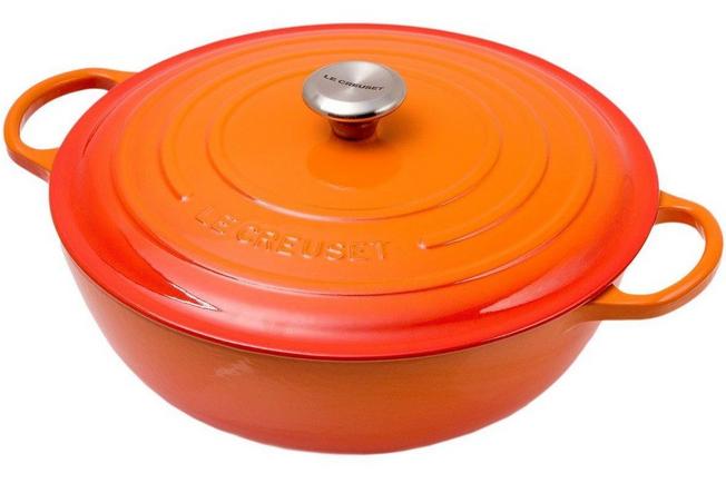 Afbeelding voor Le Creuset Signature Marmite 32cm, 7l oranje-rood