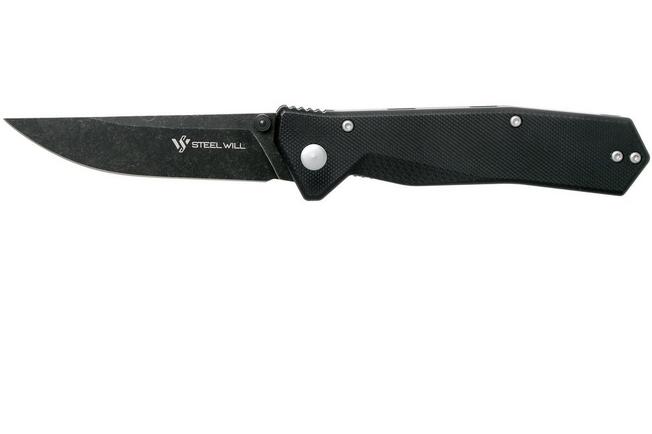 Bild für Steel Will Daitengu F11-09 Black G10, Blackwashed