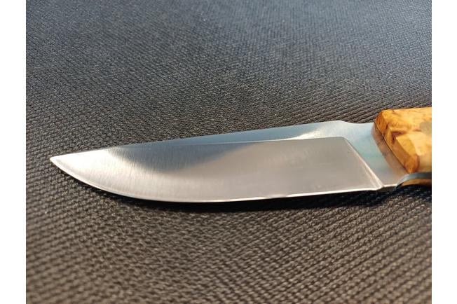 Bild für Nordic Knife Design Otter 2055, Satin 14C28N, Curly Birch, Fahrtenmesser