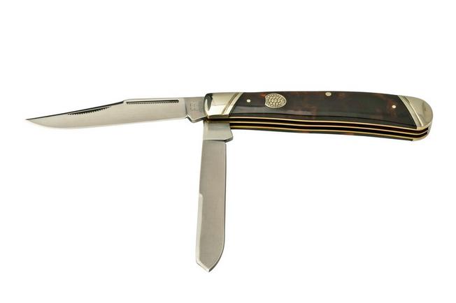 Image for Rough Ryder Imitation Tortoise Trapper, RR2453 pocket knife