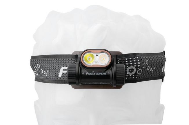 Image for Fenix HM55R rechargeable head torch, 1200 lumens, Black