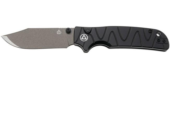 Immagine per QSP Knife Kali QS159-F2 Ceramic Coated 14C28N Black Aluminum, coltello da tasca, design di Keanu Alfaro