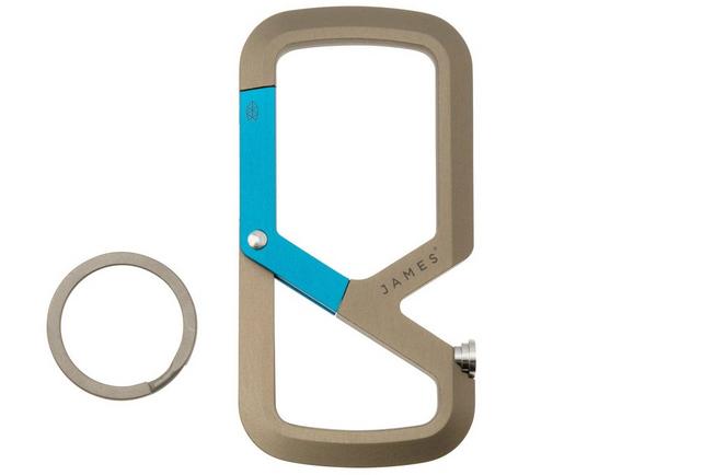 Afbeelding voor The James Brand The Mehlville ES201975-10 Coyote Tan Desert Sky, karabijnhaak