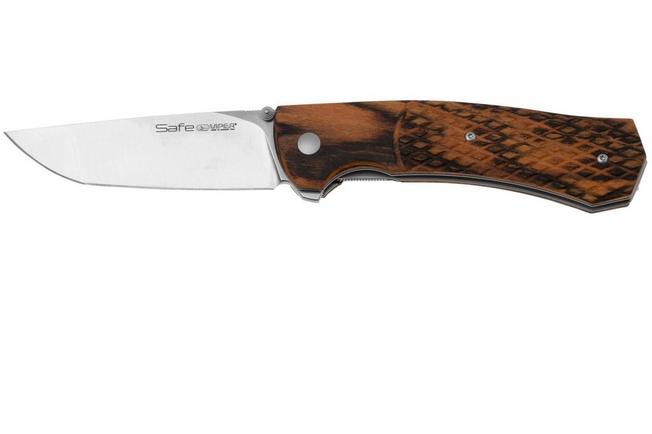 Bild für Viper Safe V6018BC3D Böhler M390, Bocote Wood Taschenmesser, Fabrizio Silvestrelli Design