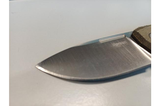 Bild für LionSteel Nano NA01-CVG Frame Lock, Magnacut, Green Canvas Micarta, Taschenmesser