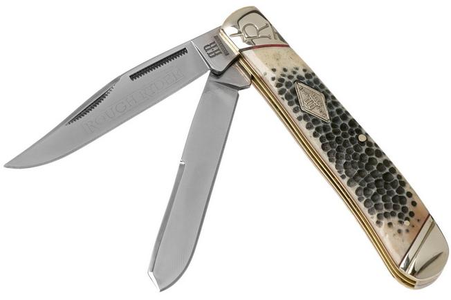 Image for Rough Ryder Buckshot Bone Trapper RR1544 pocket knife
