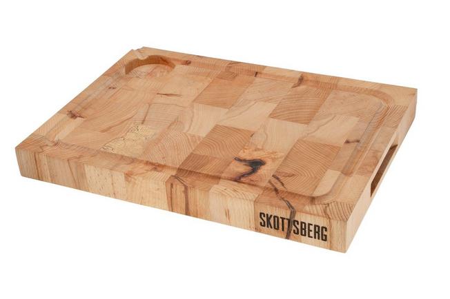 Bild für Skottsberg Wood Works 535617 Buchenholz, Schneidebrett mit Saftrille 35 x 25 cm