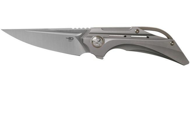 Bild für Bestech Vigil BT2201A Grey Blasted Titan, Satin Taschenmesser, Kombou Design