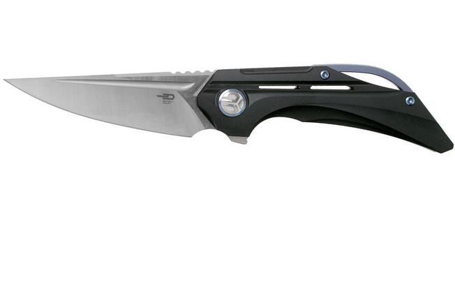 Bild für Bestech Vigil BT2201C Titan schwarz, Satin Taschenmesser, Kombou Design