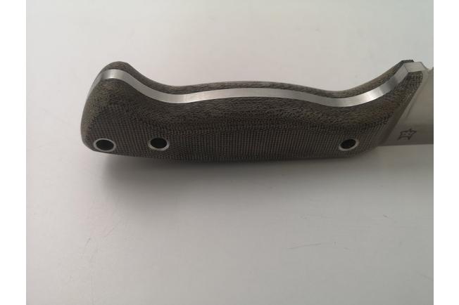 Bild für Fox Knives FX-140XL MI Green Canvas Micarta Knivesandtools Exclusive Feststehendes Messer, Markus Reichart Design