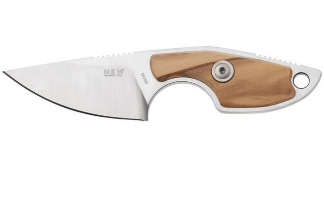 Bild für MKM Mikro 1 MK-MR01-O Olive Wood Neck Knife, Jesper Voxnaes Design