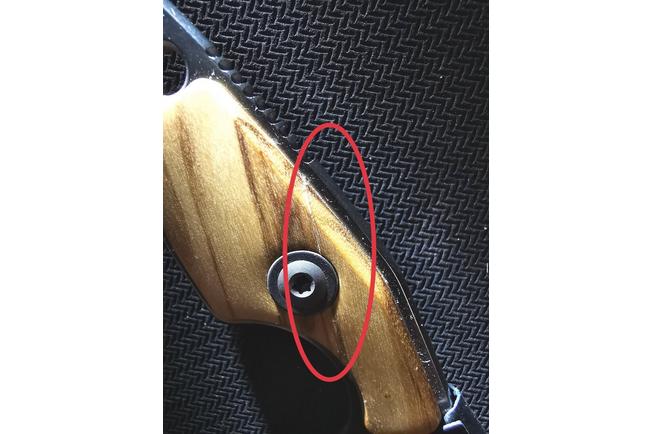 Bild für MKM Mikro 1 MK-MR01-O Olive Wood Neck Knife, Jesper Voxnaes Design