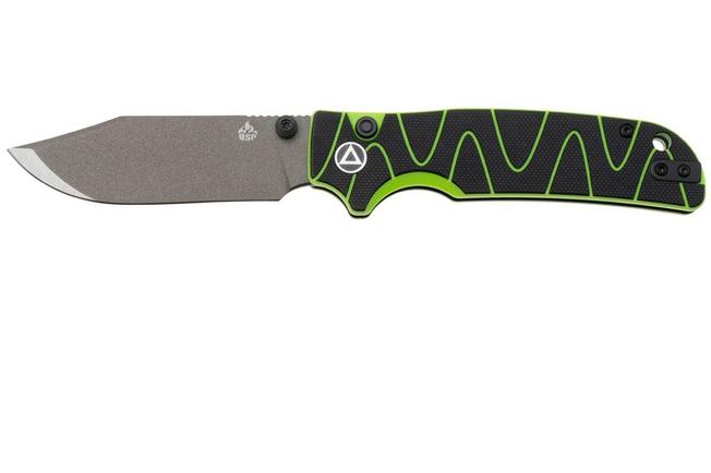 Immagine per QSP Knife Kali QS159-C2 Ceramic Coated 14C28N Black Neon G10, coltello da tasca, design di Keanu Alfaro