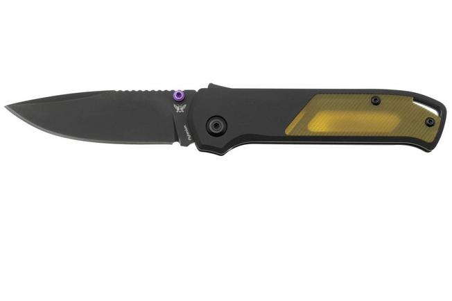 Obraz dla Nóż składany Flytanium Arcade Shark-Lock 1252 Black DLC, Void Black Aluminium, Ultem Inlay