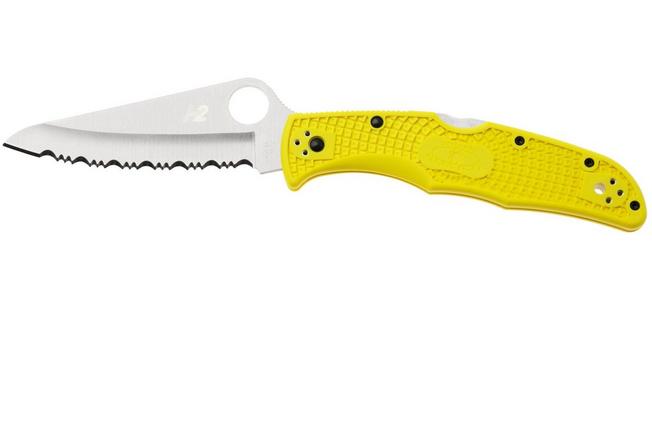 Bild für Spyderco Pacific Salt 2 C91SYL2 Taschenmesser mit Wellenschliff, gelb