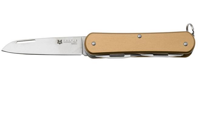 Bild für Fox Vulpis KA-VP130-S4BR, 4 Tools, Aluminium Bronze, Taschenmesser, Knivesandtools Exclusive