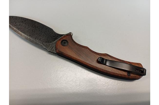 Bild für Civivi Mini Praxis C18026C-DS1 Damascus, Cuibourtia Taschenmesser