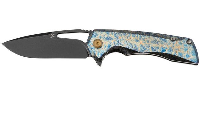 Bild für Kansept Mini Kryo K2001A6 Blackwashed CPM S35VN, Lightning Strike Titanium, Taschenmesser, Kim Ning Design
