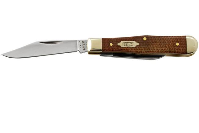 Bild für Case Small Swell Centre Jack Natural Canvas Micarta 23694, 10225 Stainless Steel, Taschenmesser
