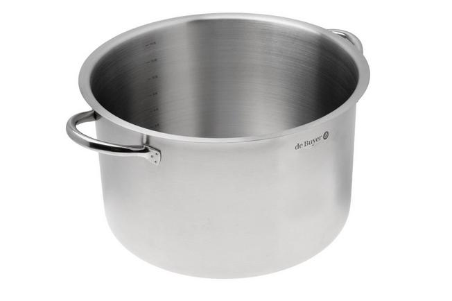 Bild für de Buyer Prim’Appety 3506.32 niedriger Kochtopf ohne Deckel, 32 cm, 14 L