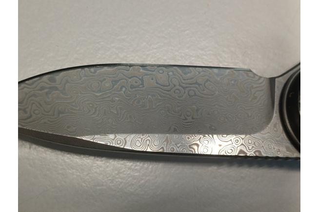 Bild für CIVIVI Elementum II Button Lock C18062P-10 Damascus, Carbon Fiber Golden Shred, Taschenmesser